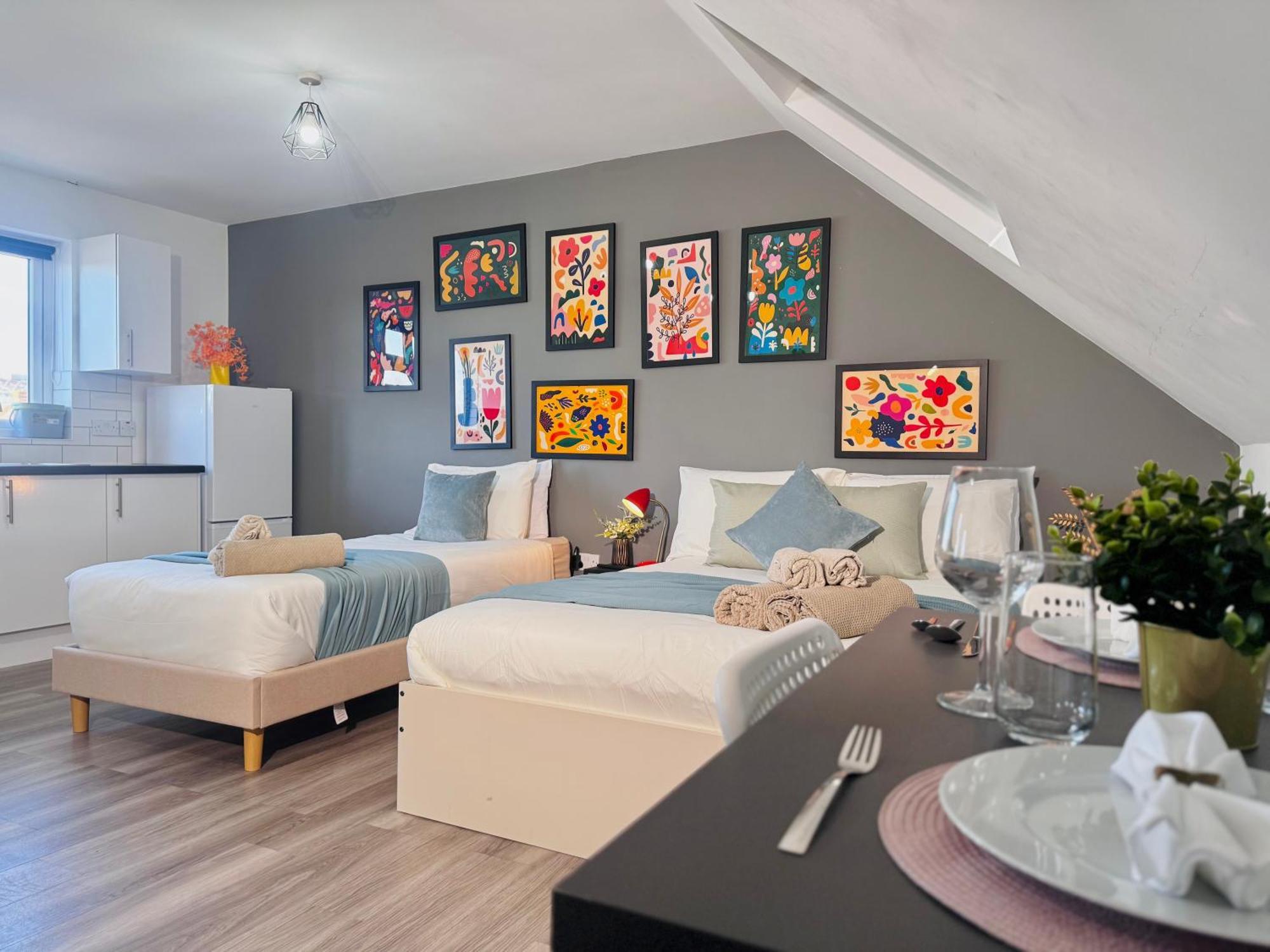 Bright Studio Loft 30Min To Central London Londres Exterior foto